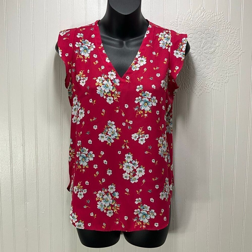 LOFT Floral Blouse